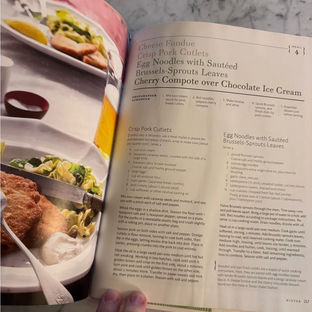Martha Stewart dinners at home cookbook, GUC